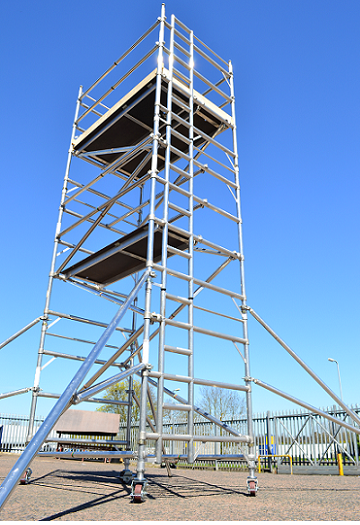 Aluminium Double Width Mobile Tower