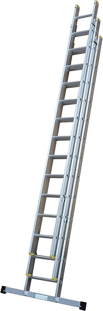 Triple Section Aluminium Extension Ladder
