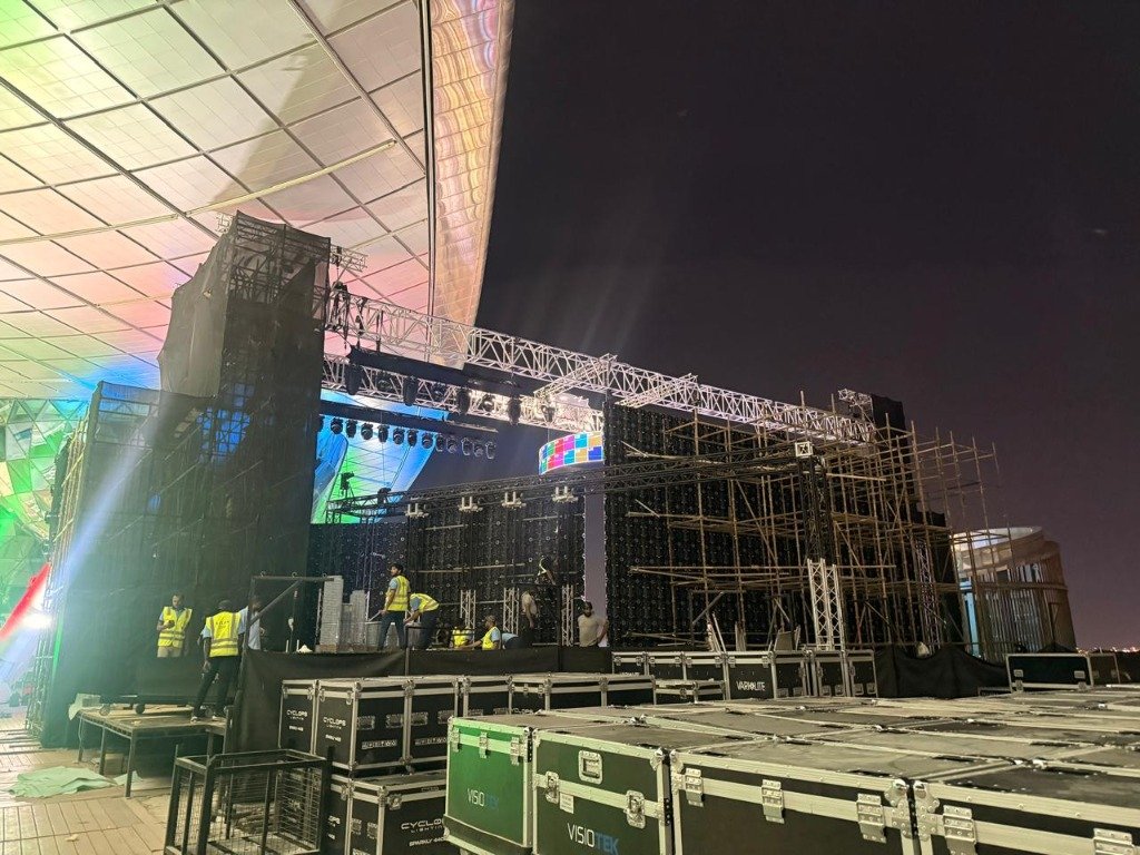 Outdoor Concert Stage Setup